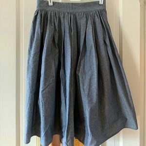 Trashy diva chambray skirt